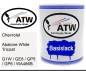 Preview: Chevrolet, Abalone White Tricoat, G1W / GE8 / GP5 / GP6 / WA486B: 1L Lackdose, von ATW Autoteile West.
